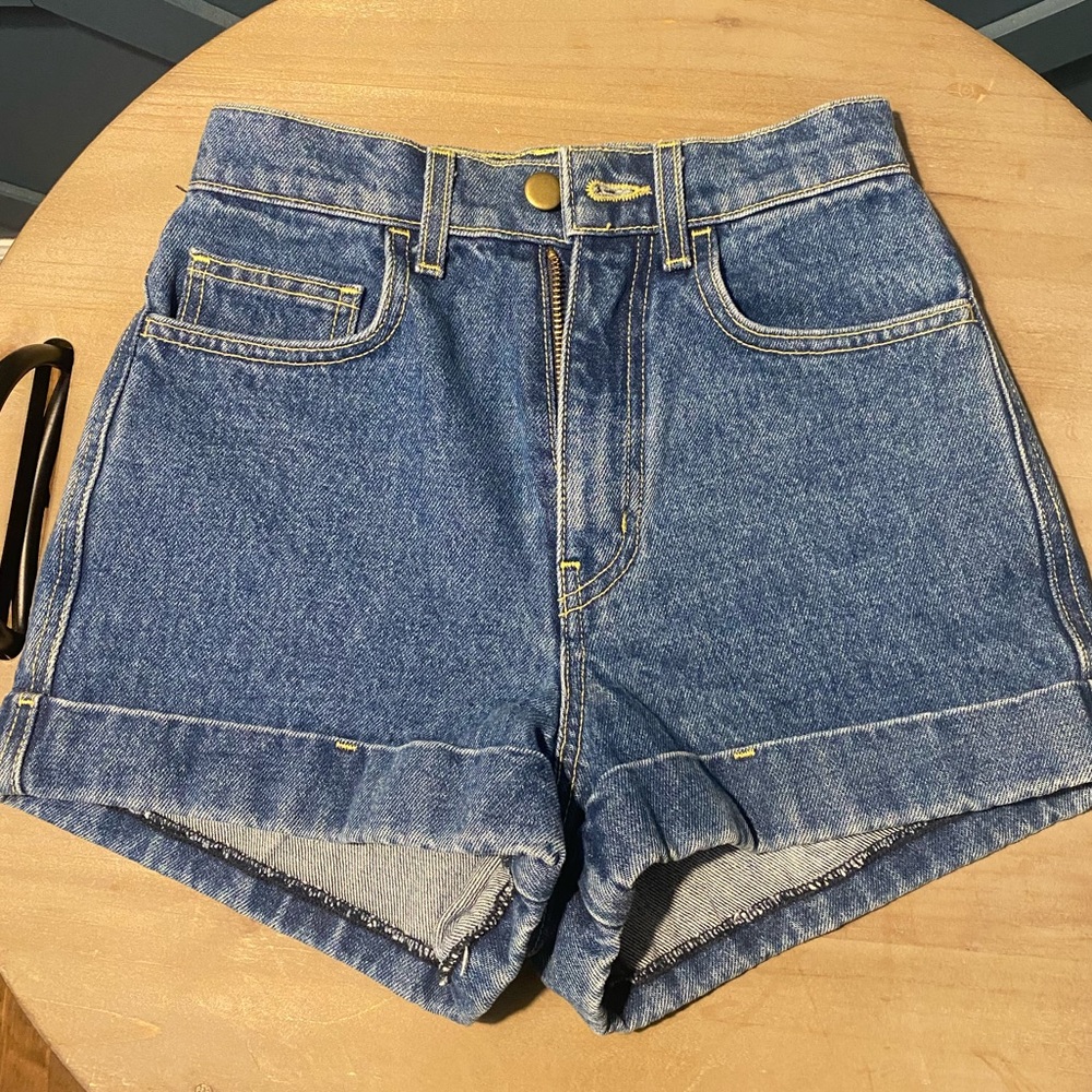 American Apparel Jean shorts